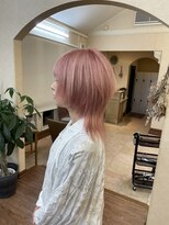 メルク(merc) レイヤー ボブ ショート インナーカラー 韓国