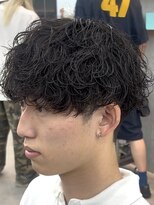 メンズサロン ノード 栄(men’s salon NODE)&nbsp;波巻きスパイラルパーマツイストスパイラルパーマウルフ名古屋栄