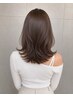 【ストレートパーマ】髪質改善ナチュラルストレート＋似合わせカット