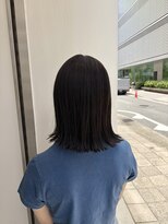 ソア(soa) 大阪美容室/枚方美容室/透明感カラー/オリーブカラー