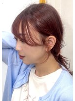 ヘアーサロンアンク(hair salon anc)&nbsp;ポニーテール小顔アレンジ◎フロントデザイン