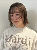 ブリーチで透明感ベージュ