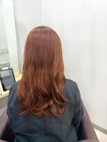 アトレ 福岡大名店(attrait)&nbsp;ブラウンのツヤ髪ロング×カット＆カラー＆トリートメント