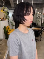 イースエモーション(ease et motion)&nbsp;【天神.大名.今泉】顔まわりの毛流れが可愛いボブ