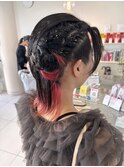 ヘアセット×ウルフカット 【由比藤】