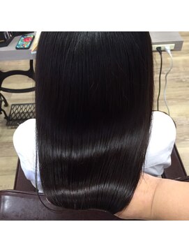 ルーミールーム(RoomieRoom) アッシュブラック/髪質改善/ツヤ髪ロング/透明感/美シルエット