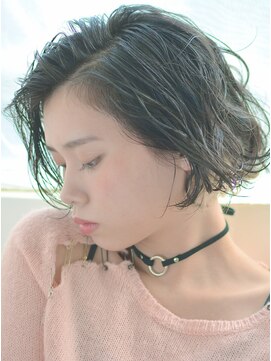 ヴィジョン(VISION) 【VISION】人気の毛先ラフカール×スモーキーベージュ