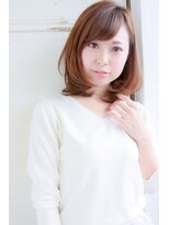 リル(Lilou) 【Lilou】大人かわいいミディアム ワンカール 似合わせカット