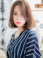 モッズヘア 越谷(mod's hair)&nbsp;■揺れるAラインくせ毛風カール大人ボブ10-8★越谷20代30代40代