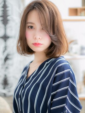 モッズヘア 越谷(mod's hair) ■揺れるAラインくせ毛風カール大人ボブ10-8★越谷20代30代40代