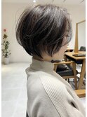 美髪 マニッシュショート フレンチボブ かきあげもOK