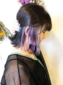 ランプ ヘアー(lamp hair) 【lamp斉藤】インナーミックスカラー