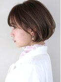 手入れ簡単　内巻き　シンプル　ミニボブ　ボブ