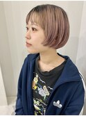 グラデーションミニボブ