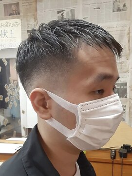 コダマ 新大塚店(KODAMA) メンズフェードフォワードスタイル（スキンフェード）