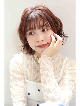 テラスコード 梅田(TERRACE CODE) 大人かわいいゆるウェーブミディアム ボブ