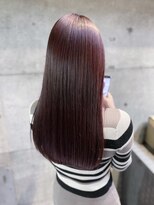 グランアージュ 池袋東口店(grandage)&nbsp;髪質改善/ツヤ艶/大人可愛い/Aラインロング/カシスピンク/池袋