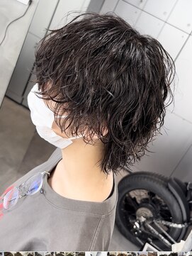 フィフス 渋谷(fifth) マッシュウルフ波巻きスパイラルパーマツイストスパイラルパーマ