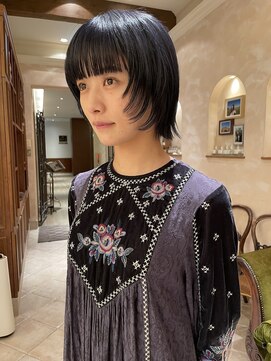 ビュートリアム265(BEAUTRIUM 265) ボブレイヤー・ウルフボブ・大人ボブ・暗髪・銀座京橋20代30代