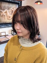 ボアップ(boappu)&nbsp;#ピンクブラウン#顔周りカット#小顔#イルミナカラー