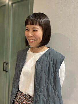 ヘアサロン ナノ(hair salon nano) 顎下2センチの大人かわいいボブ