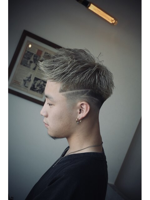 feather up fade