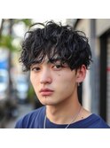 ツイストスパイラルパーマ/マッシュ波巻きパーマ