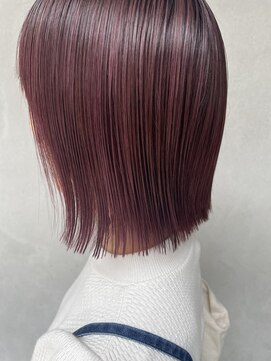 ワン 戸塚(ONE001) さっぱりストレートボブ 艶カラー