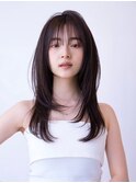 レイヤーボブ韓国レイヤー透明感カラー髪質改善トリートメント