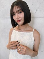 トリコ ショップアンドヘアサロン(tricot shop hair salon) ナチュラルボブ/おとな可愛い切りっぱなしボブ