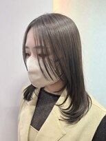 イブヘアー(eve hair)&nbsp;◎レイヤーカット/アッシュブラウン/ツヤ髪/Aujua