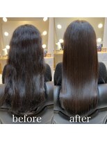 ツヤと髪 クリム(crim)&nbsp;髪質改善、ヘエステカラー・白髪染め　30代、40代、50代