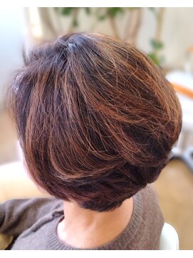 ブルーミングヘアー ショートボブ