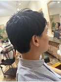 ツーブロックショート