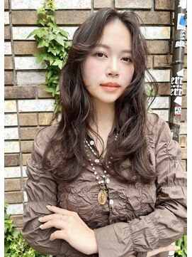 アンサム 経堂店(UNSOME) 【経堂】セミロングレイヤー/ダークブラウン