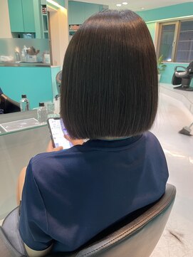 ユー イケブクロ(u Ikebukuro) 縮毛矯正/髪質改善/ナチュラルストレート/ボブスタイル