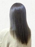 大人可愛い大人美人くすみカラーアッシュグレーベージュ