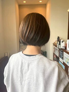 シェール(cher) 丸みショート/ボブ/ナチュラル/ブラウン