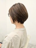 丸みナチュラル☆ショートボブ