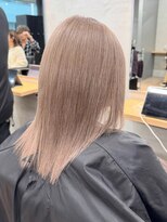 トゥイン 八王子(TWIN)&nbsp;ミルクティーベージュブリーチハイトーンカラー髪質改善八王子