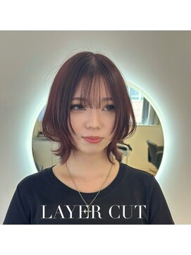ホープ(hope) レイヤーカット×小顔カット【梅田/茶屋町/レイヤー】