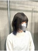 黒髪/クラゲヘアー/オリーブグレー/小顔/ココアベージュ/渋谷