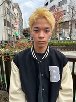 ラグシス ザ バックルーム(LUXIS THE BACK ROOM) スパイキーショート×ハイトーンカラー