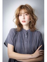 モッズヘア 上尾西口店(mod's hair) ゆるふわウェーブ/ブロンドベージュe
