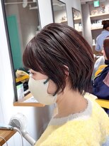 アーツ 茅ヶ崎(arts) ショートカット20代30代40代前髪あり面長丸顔ショートボブ