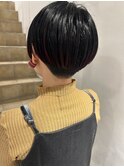 大人ショートとデザインカラー★秋山