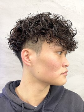 メンズサロンロス(LOSS) ブラウンスペインカール