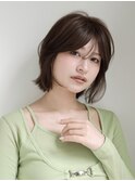 レイヤーボブ/チョコレートカラー/髪質改善