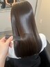 【広がり対策に】カット+プレミアム縮毛矯正+髪質診断カスタムトリートメント