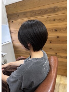 リーク(LEEK) ショートボブ◎白髪ぼかし